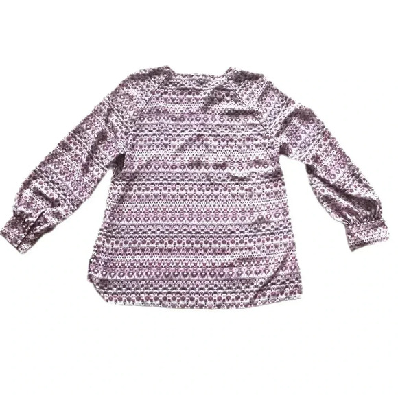 Violet and Claire Sheer Tunic Blouse Purple and Red Women’s Large - Picture 6 of 6